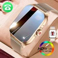 2024 New For Xiaomi Huawei 1.85 inches Bluetooth Call Smartwatch Women Men AMOLED 240*280 HD Pixel Display Smartwatches Ladies