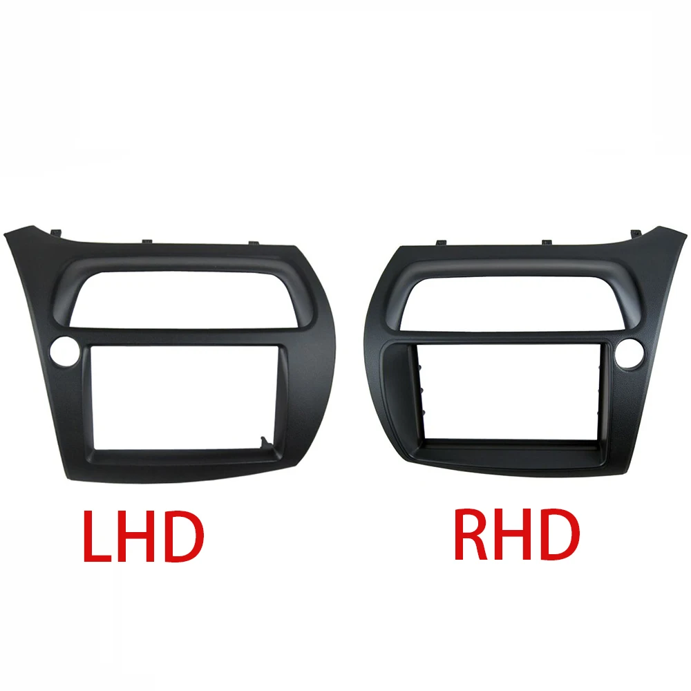 7INCH For Honda Civic Double Din Fascia Radio Dvd Stereo Cd Panel Dash Mounting Installation Trim Kit Face Frame - Image 2
