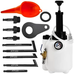 3L Manual Transmission Oil Filling System Hand Pump OR Pneumatic Automatic Gearbox Oil Fluid Hand Pump 3L Tool with Adapters