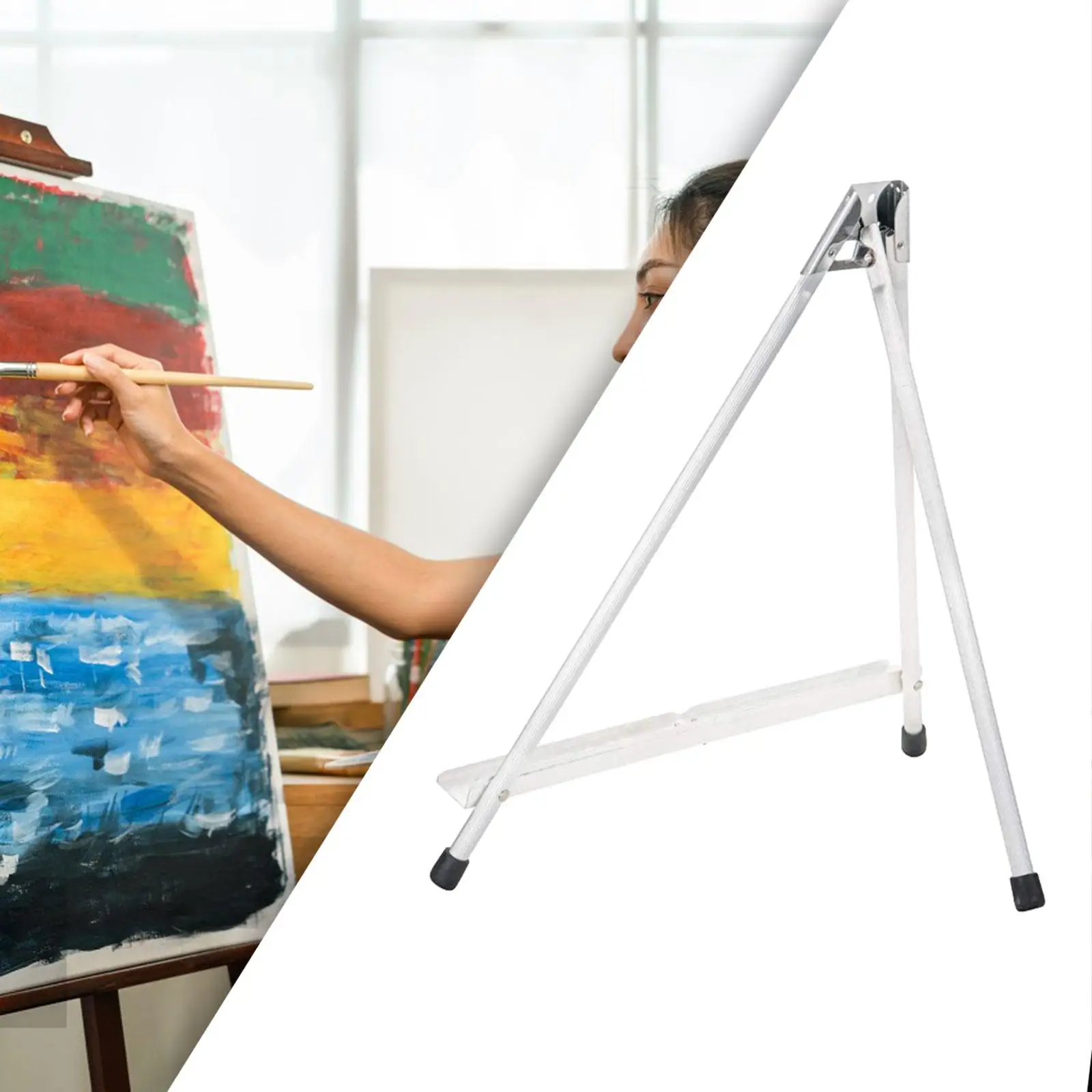 Tabletop Display Easel Painting Canvas Easel 17.7 inch High Desktop Sketching Easel for Signs Presentations Paintings Books