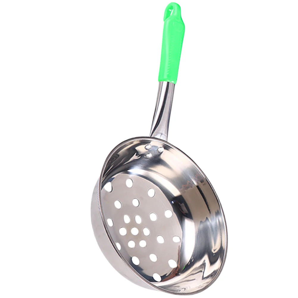

Large Hole Noodle Colander Spoon Stainless Steel Slotted Skimmer For Pasta Cooking Kitchen Strainer Drainer Utensil
