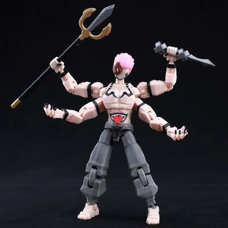 Jujutsu Kaisen Ryomen King Of Curses Heian Sukuna, многошарнирные игрушки с 3d принтом, фигурки героев, модели, украшения, подарки