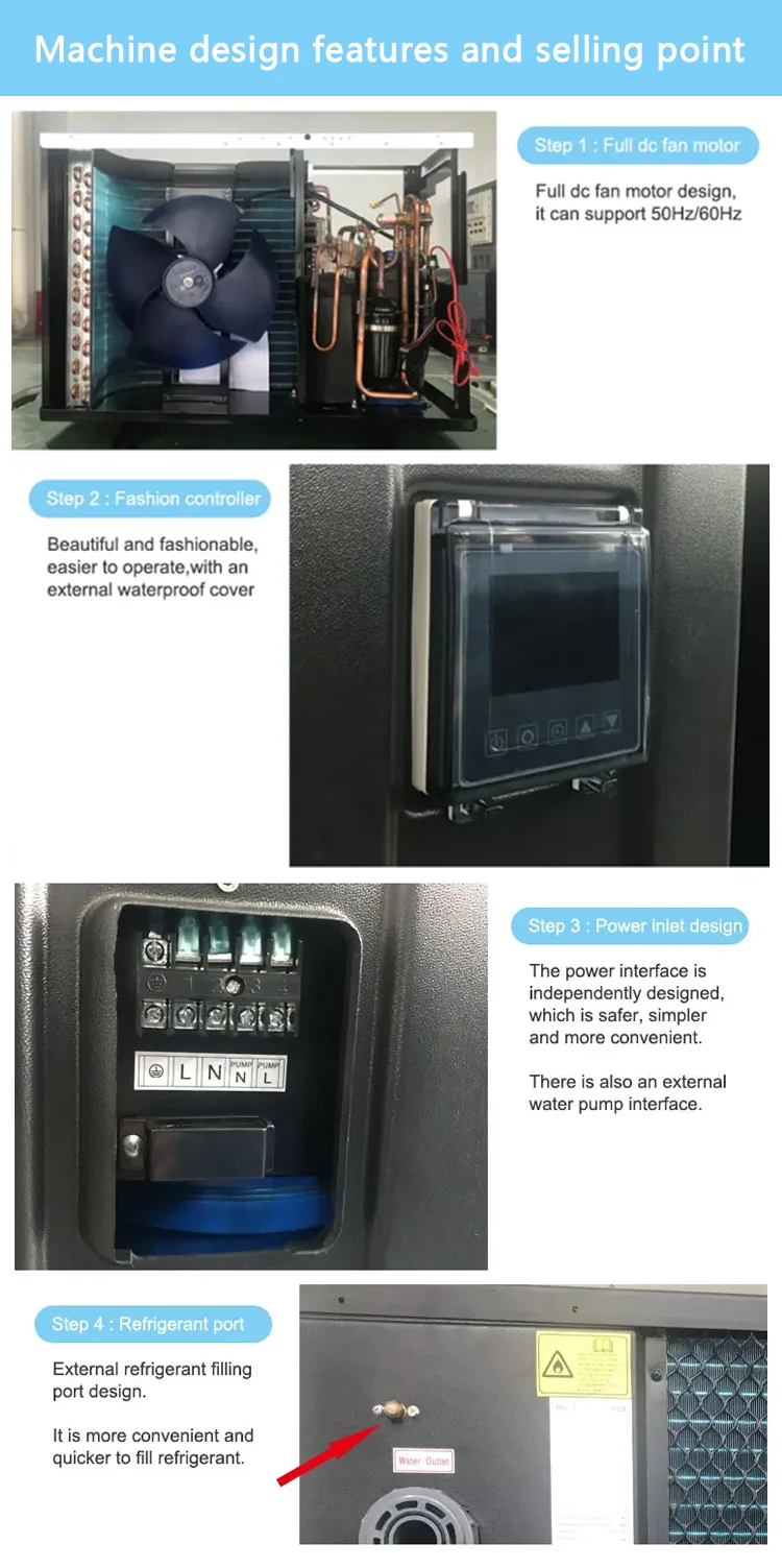 2025 مضخة حرارة حمام السباحة العاكس الكامل، التحكم بالواي فاي، التدفئة، التبريد، مرشح أساسي لمالكي حمام السباحة