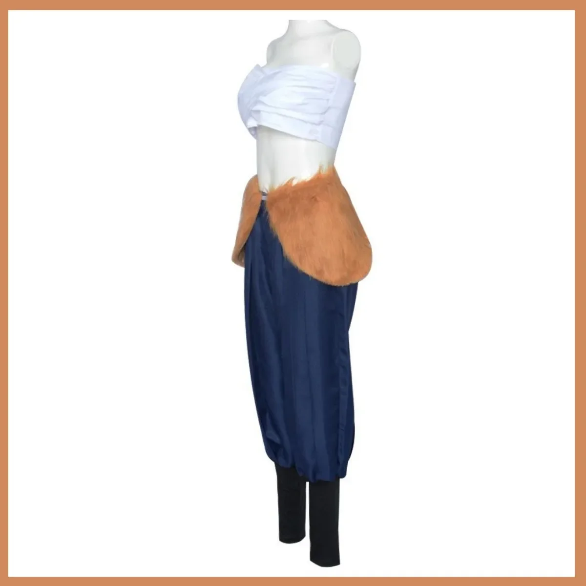 أنيمي Hashibira Inosuke تأثيري حلي شعر مستعار مثير أنبوب القمم السراويل الخصر زينة زي قتال موحد مجموعة كاملة امرأة هالوين البدلة