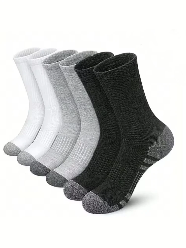 12 Paar Herren-Outdoor-Gym-Socken, hochwertig, bequem, weich, rutschfest, für Fußball, große Größe, neuer Stil – Detail 4