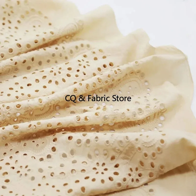 

Широкая хлопчатобумажная ткань шириной 51 дюйм, шикарная хлопковая ткань с цветочным ушком, хлопковая швейная ткань во дворе