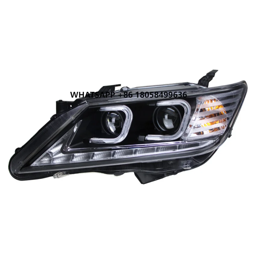 

Suitable for 12 Models 7th Generation New Camry Headlight Assembly Modified LED Angel Eye Daytime Running Light Lens Xenon Lamp