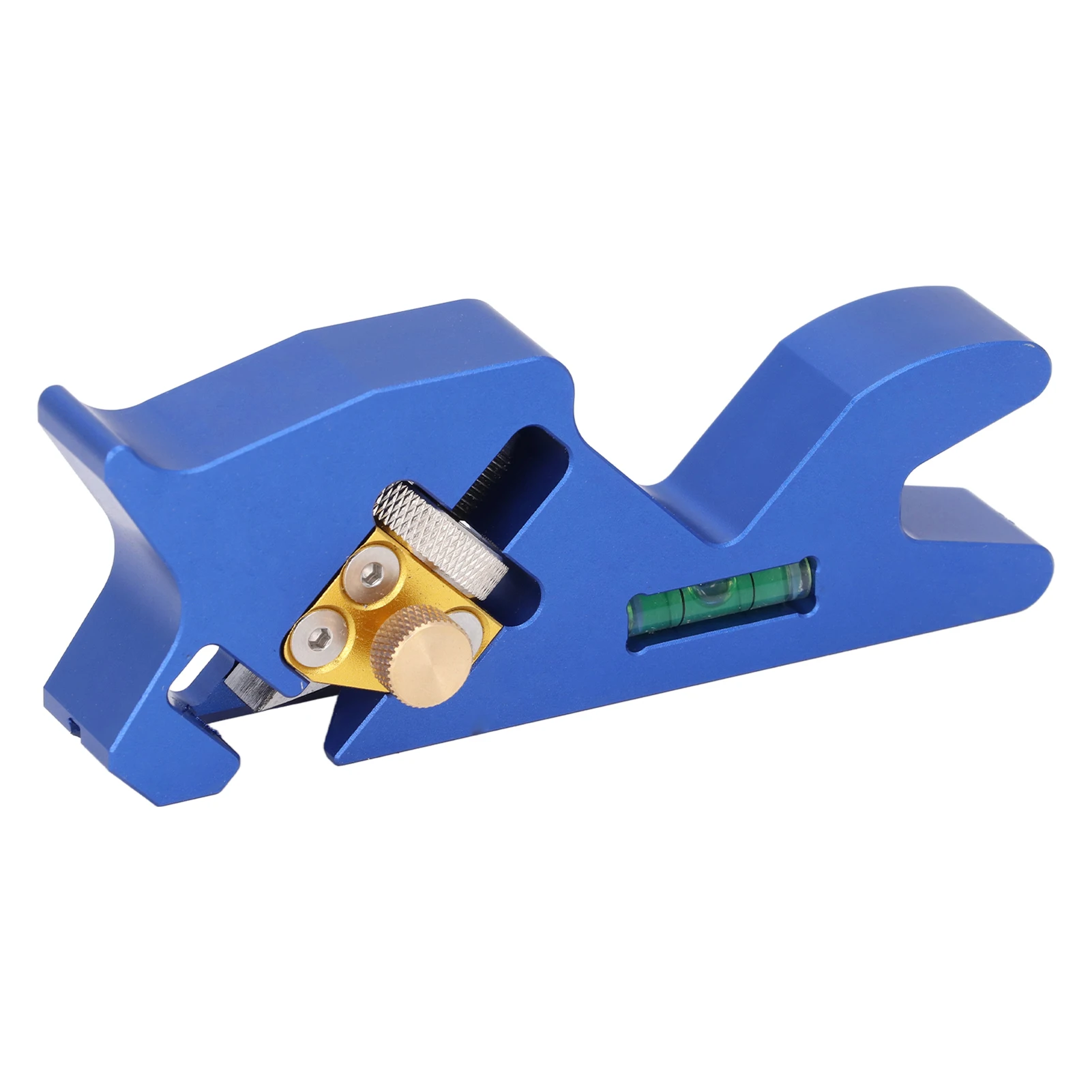 Hand Planer Chamfer Plane HSS Blade 45 Degree Chamfer Woodworking Edge Plane Replaceable Blade Bubble Level Chamfering Tool