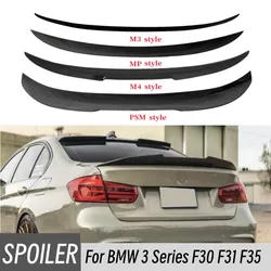 For BMW 3 Series F30 F31 F35 320i 325i 330i 2012-2019 M3 M4 MP PSM Style Rear Trunk Lid Spoiler Wing Car Tuning Accessories Part