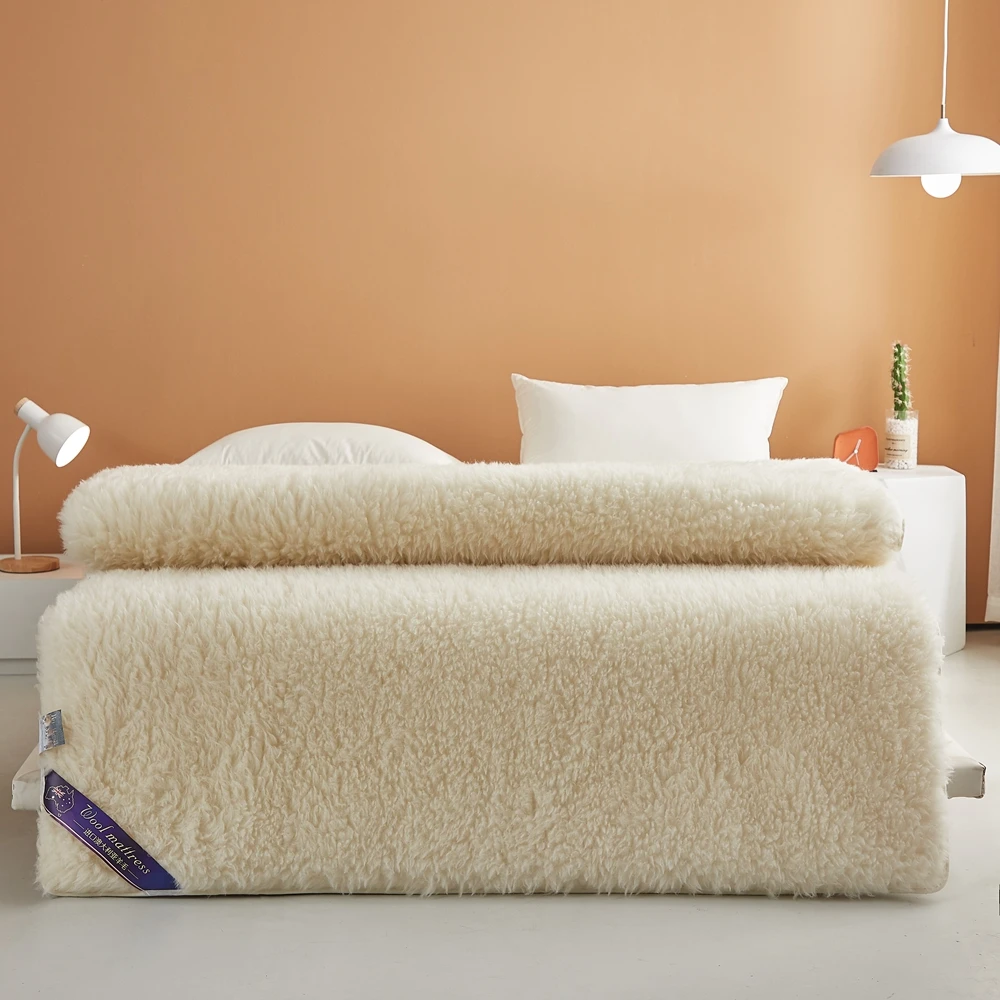 

Thiened Lamb Velvet Mattr Soft Pad Winter Bedding Single Person Warmth Insulation Non-Waterproof Polyester Fiber Mattr
