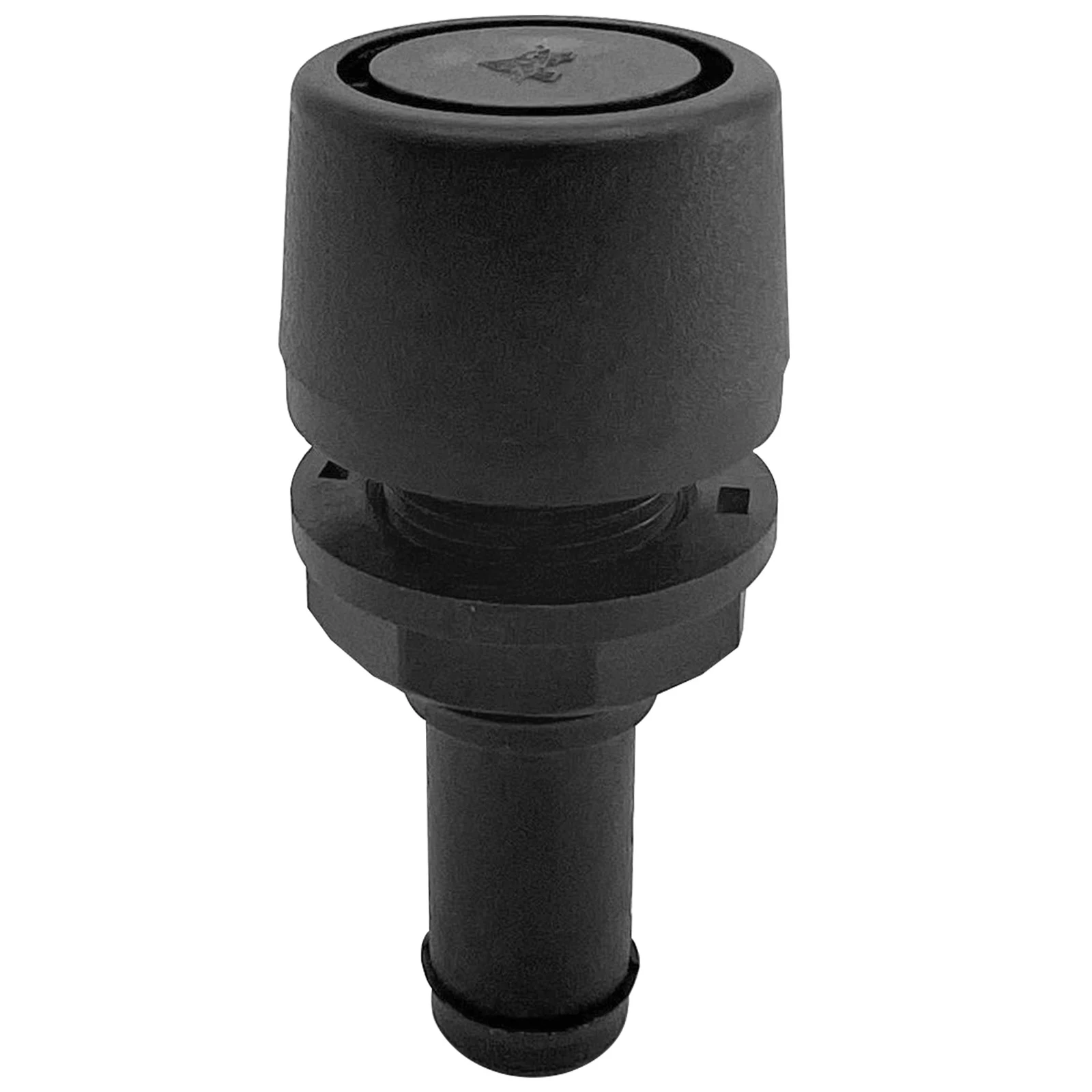 Black Nylon Boat Fuel Tank Vent Hardware Flush Mounted 32*79mm Hose Plastic Straight Thru Hull Fuel Tank Vent 1pc