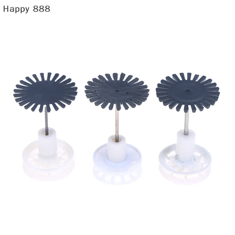 قطعتان من عجلات كشف إنذار لآلة التطريز - قاعدة مستديرة، متوافقة مع خط 1 مم، 1.2 مم، أو 1.5 مم #1