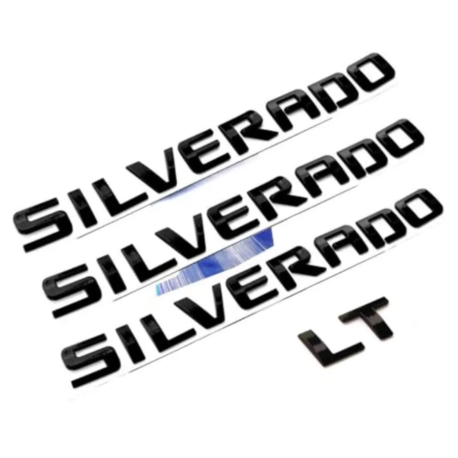 

Комплект из 4 штук: OEM эмблемы-значки D для замены на Silverado 500, 2500HD, 500HD Series 999-208, глянцевые