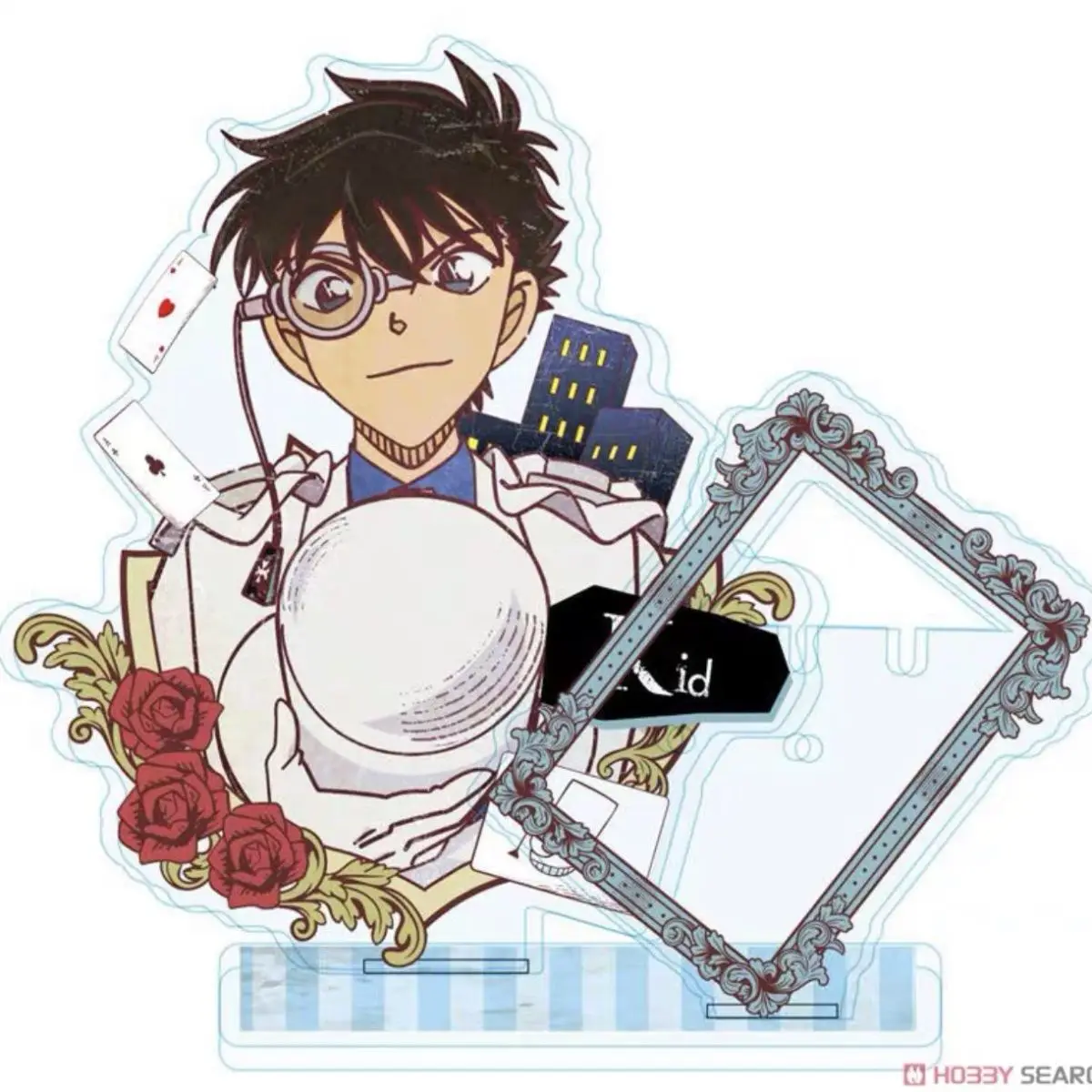 80Mm Anime Detective Conan Acrylic Stand Cartoon Cute Children Creativity Model Toy Room Table Decoration Kawaii Kids Gifts