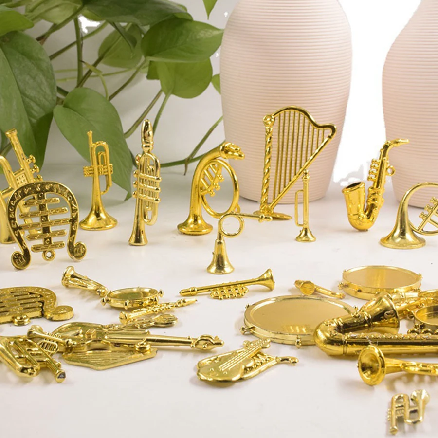 20pcs 2-7cm Mini Golden Musica - Musical Instrument Manufacturers 评论和价格