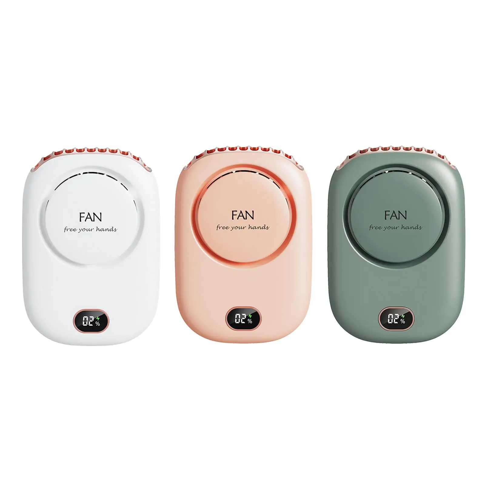Mini Portable Handheld Personal Waist Fan USB Rechargable 3 Level Fan for indoor e outdoor