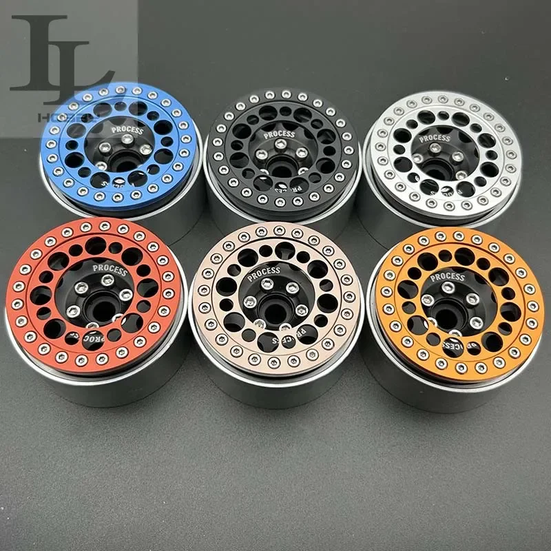 

Full CNC Aluminum Alloy Wheel Hub OMF 1.9 2.2 Inch Metal Wheel for 1/10 RC Crawler Car Traxxas TRX4 Defender AXIAL SCX10 RC4WD