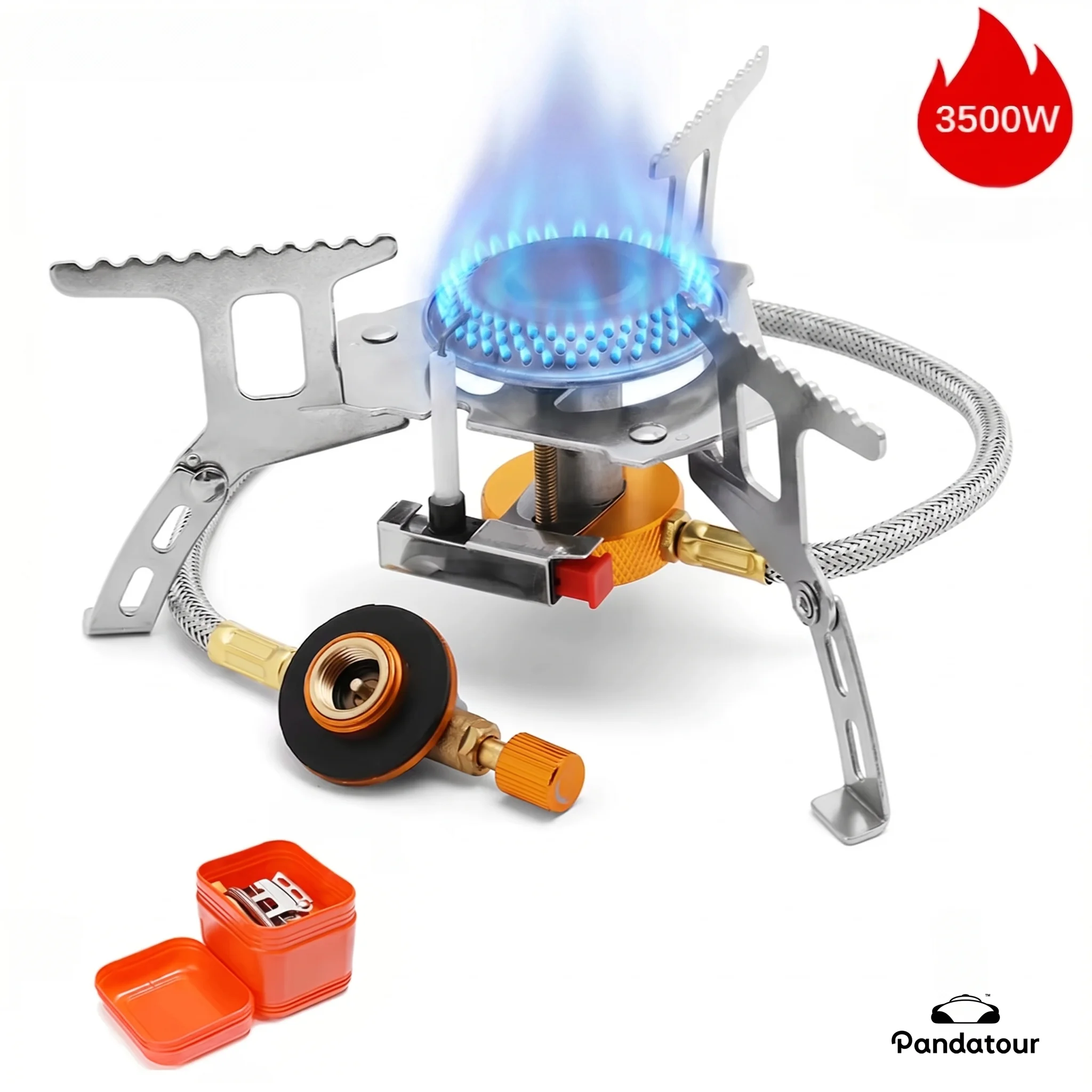 

Pandatour Camping Gas Stove Outdoor Tourist Burner Big Power Heater Tourism Cooker Barbecue Tourism Supplies Picnic Folding