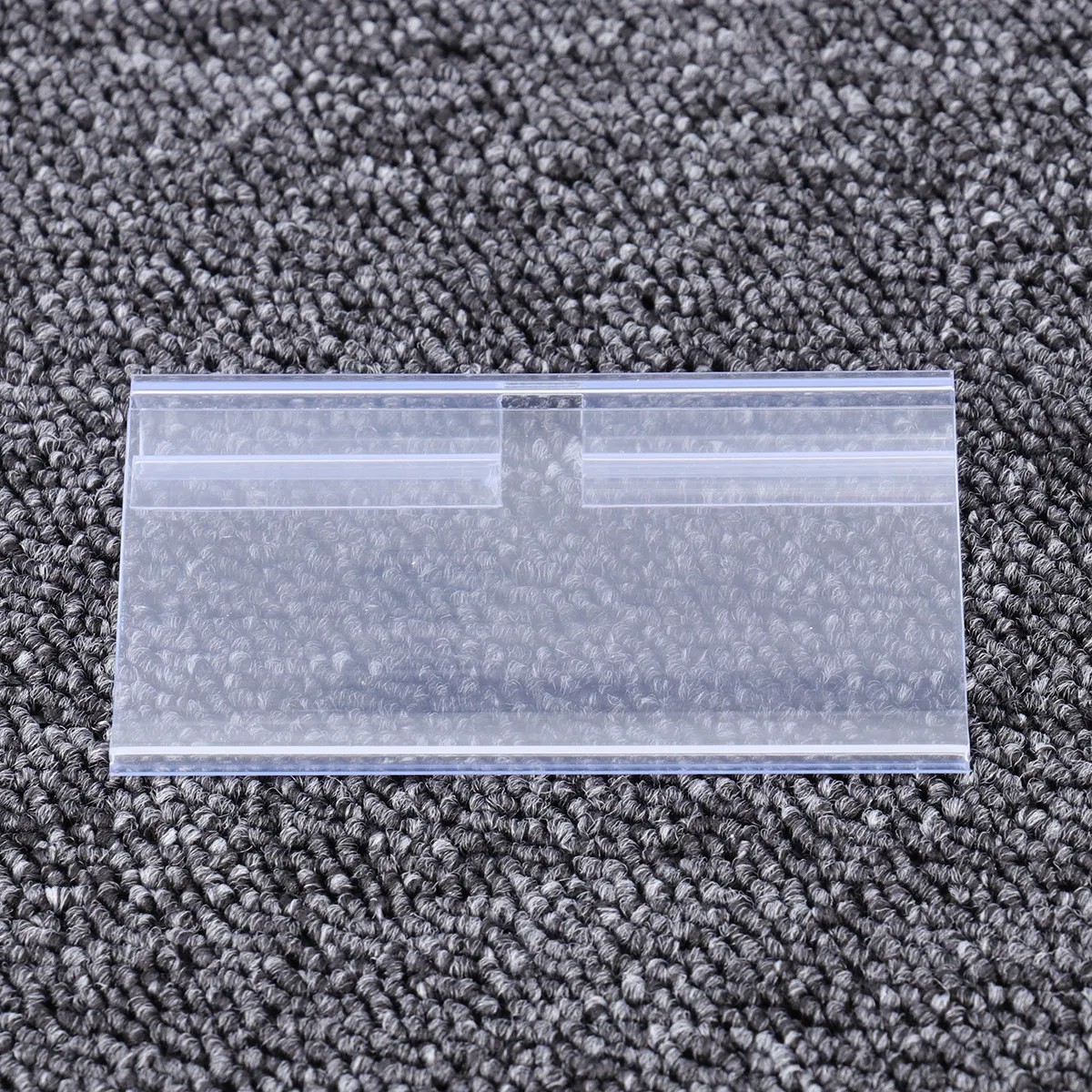 

100Pcs High Clarity Plastic Price Tags Supermarket Retail Shop Mall Shelf Labeling Clip on Clear Price Tag