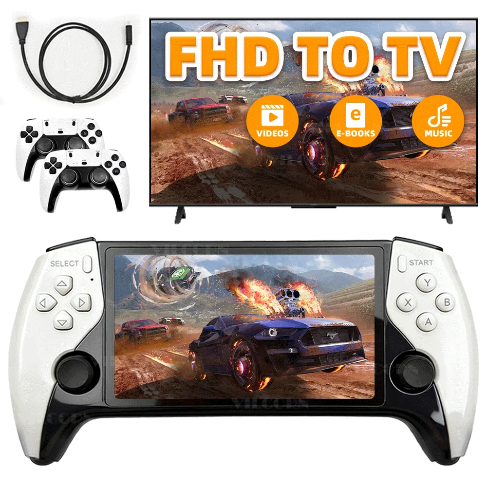 VILCORN SF3500 FHD Retro Handheld Game Console