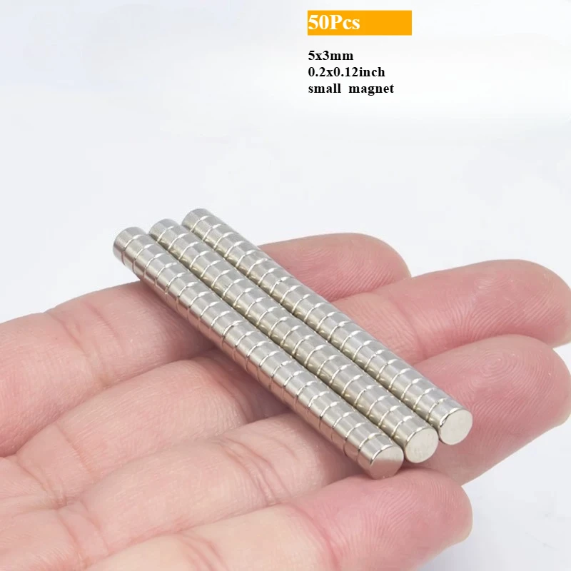 Mini 5mmX3mm Small Round Magnet 0.2 