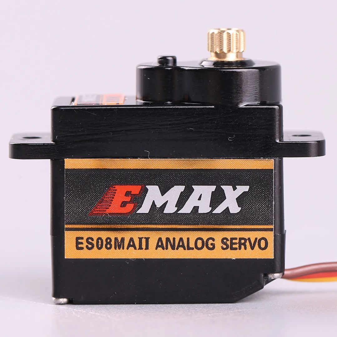 Modelo EMAX, aviones de control remoto, ala fija ES08MA II, Servo 8g 9g, simulación de engranaje de Metal, Servidor de avión para aviones RC