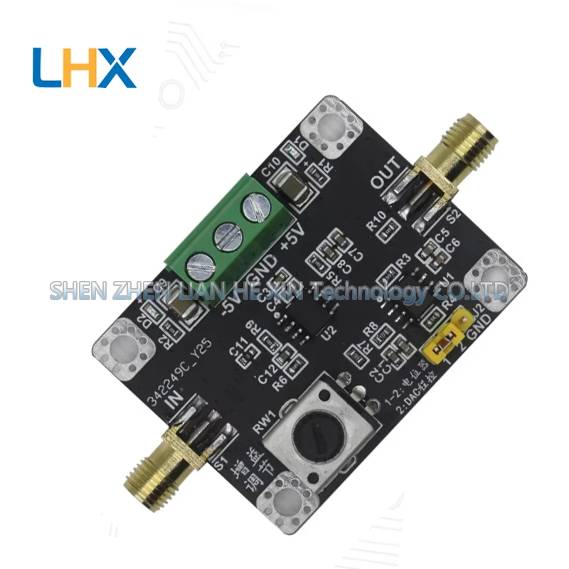VCA810 voltage-controlled gain amplifier module manual DA programmable ±40dB gain adjustable voltage amplification