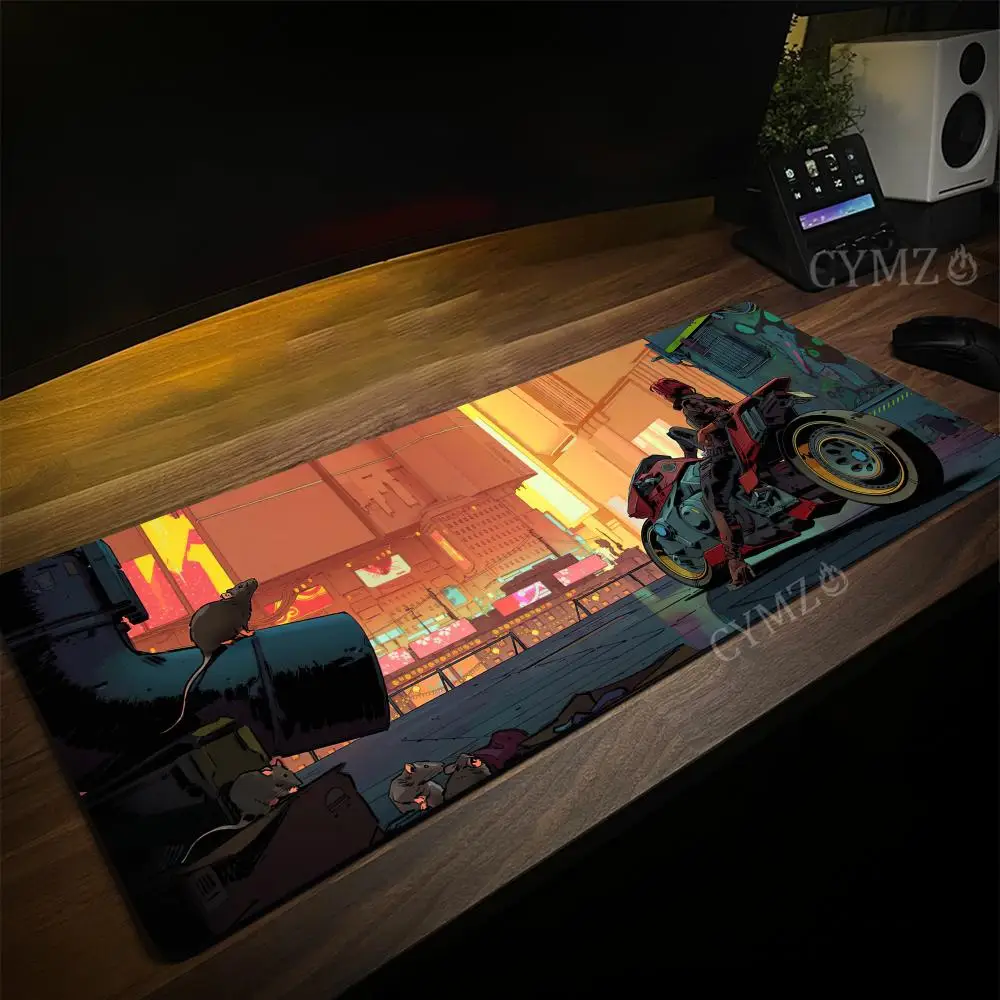 

Уникальный аниме городской дизайн иллюстрации коврик для мыши настольный коврик Нескользящий офисный коврик с прошитыми краями 30X80 см игровой коврик компьютерный коврик для мыши