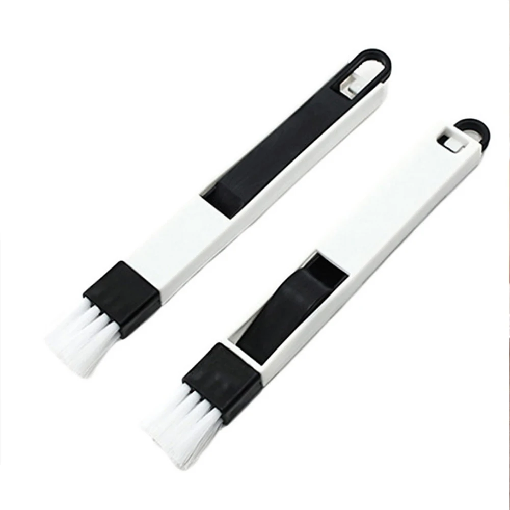 Mini Brosse à Livres Polyvalente avec Pelle à Poussière, pour la Maison, la Cuisine, les Fenêtres, les Rainures, le Dépoussiérage des Coins du Clavier