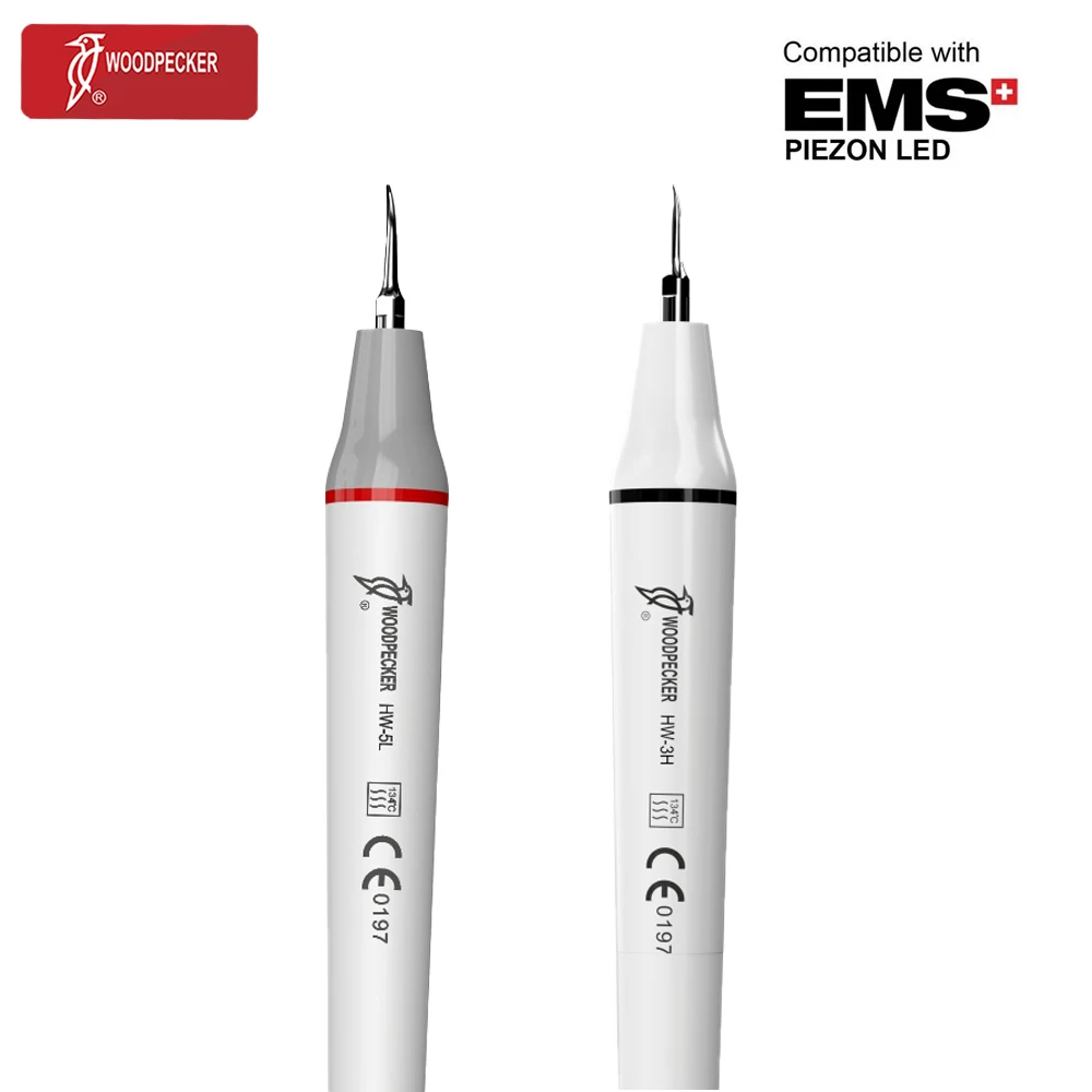 Woodpecker Dental Ultrasonic Scaler Handpiece HW-3H HW-5L With Cable Tube Fit MES UDS Dental Tools Dentistry Teeth Whitening