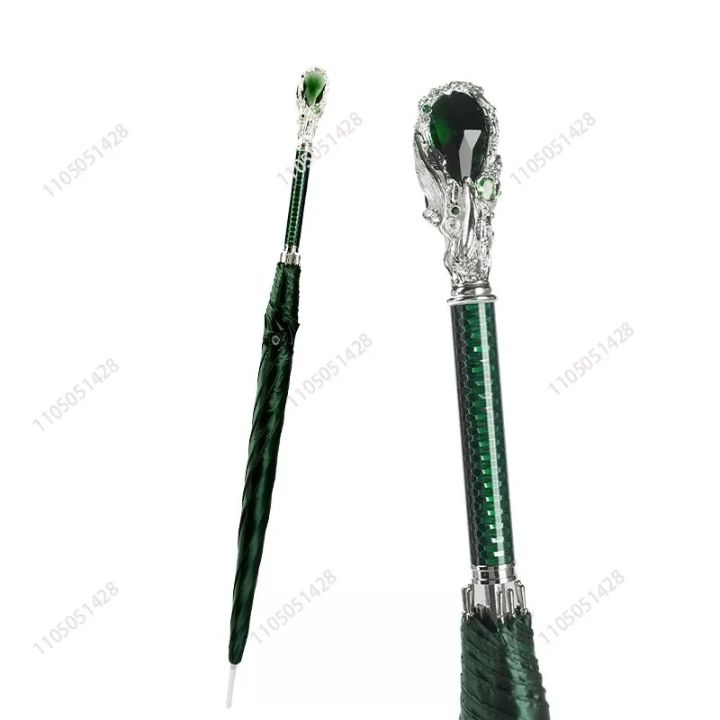 Styling handle umbrella Business long handle umbrella Retro luxury creative all-weather umbrella Home
