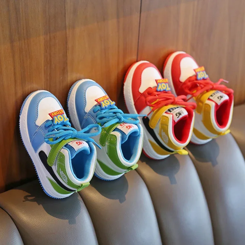 

Children's Sneakers Spring 2023 Boys' Casual Sneakers High Top Non Slip Women's Basketball Shoes