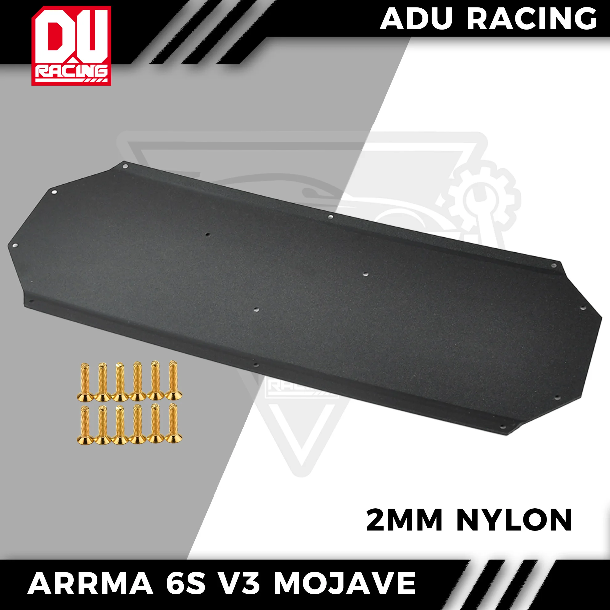ADU RACING 2MM nylon chassis proctect for ARRMA 1/7 V3 MOJAVE RTR AND EXB