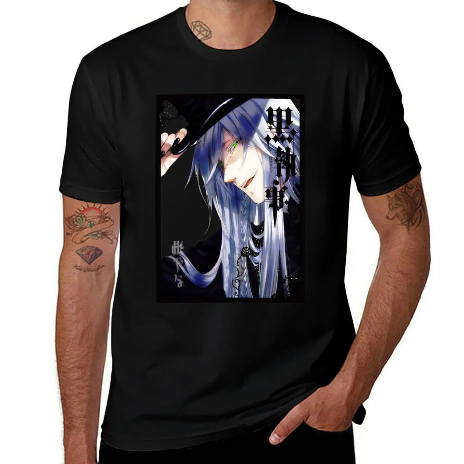 

BLACK BUTLER Classic T-Shirt funny t shirts dark humor t shirts for man cotton T-Shirt
