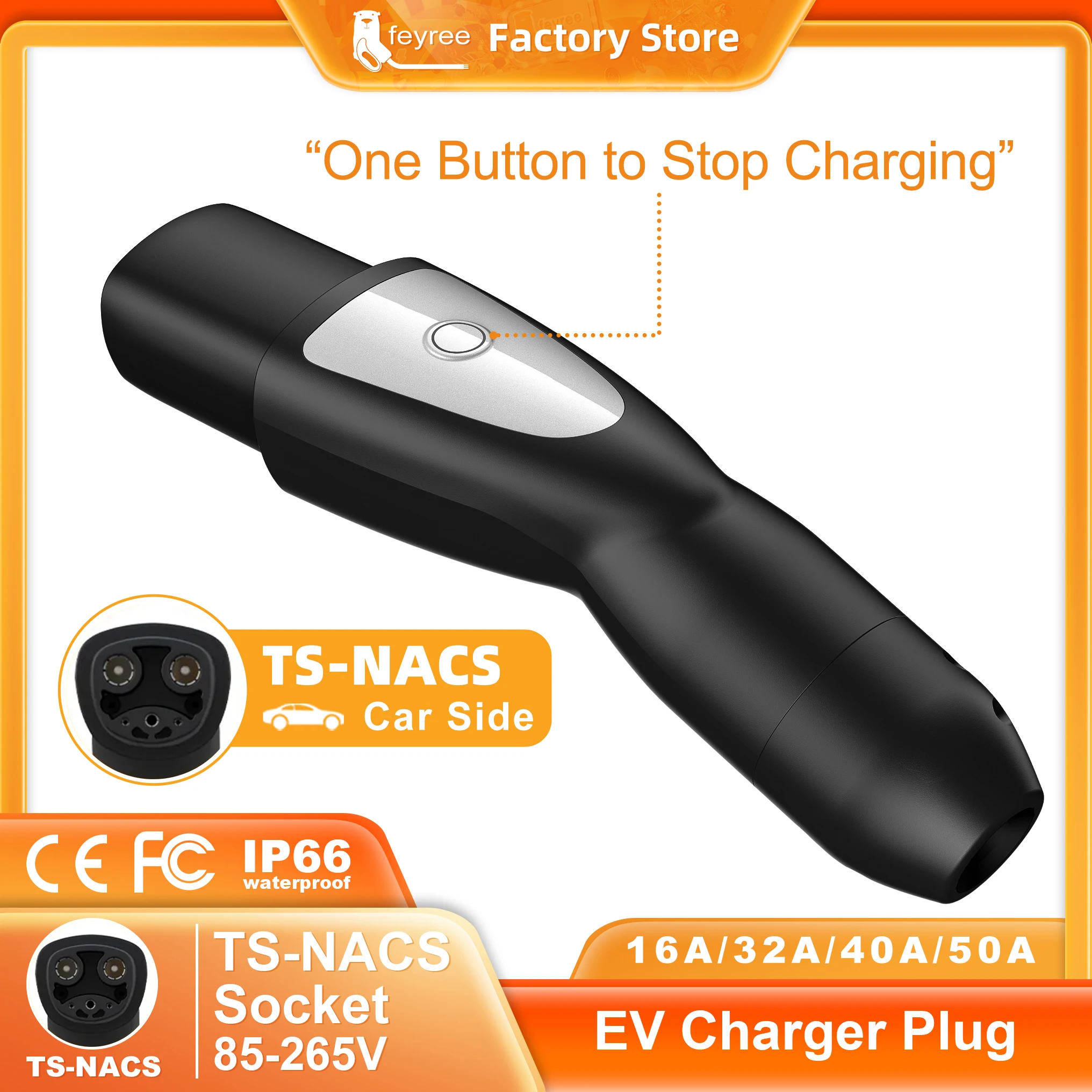 האם NACS Socket הוא הפתרון המושלם לטעינת הרכב החשמלי שלך? חוות דעת מפורטת על feyree TS-NACS Socket