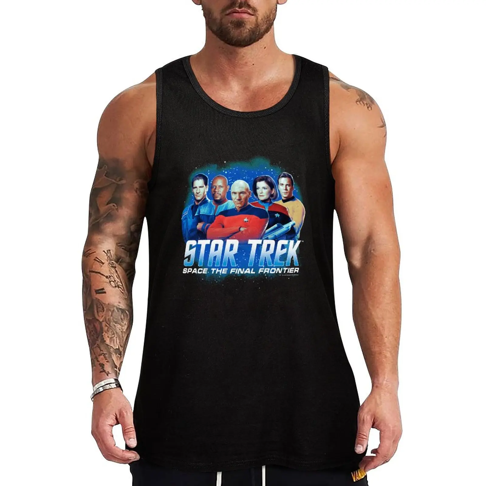 Star Trek The Captains Of Past Ships Tank Top Vacation Tank Top Casual Sleeveless Beach Wear Shirt