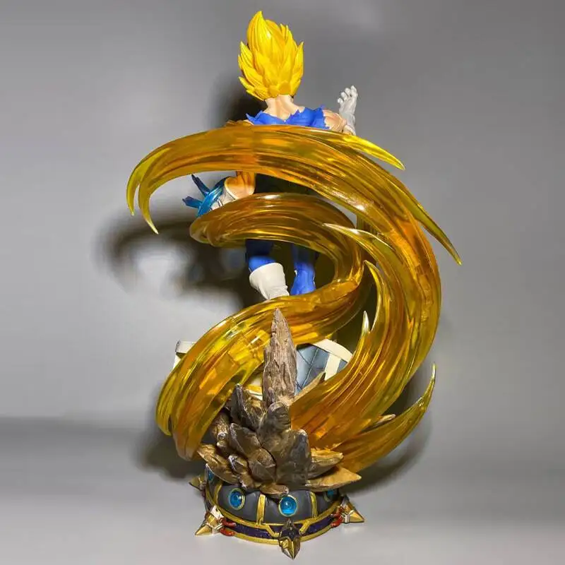 43ซม.Dragon Ballรูปโทรศัพท์มือถือVegeta IV Lightning Superขนาดใหญ่อะนิเมะGK Collection Pvcเดสก์ท็อปเครื่องประดับวันหยุดของขวัญของเล่น