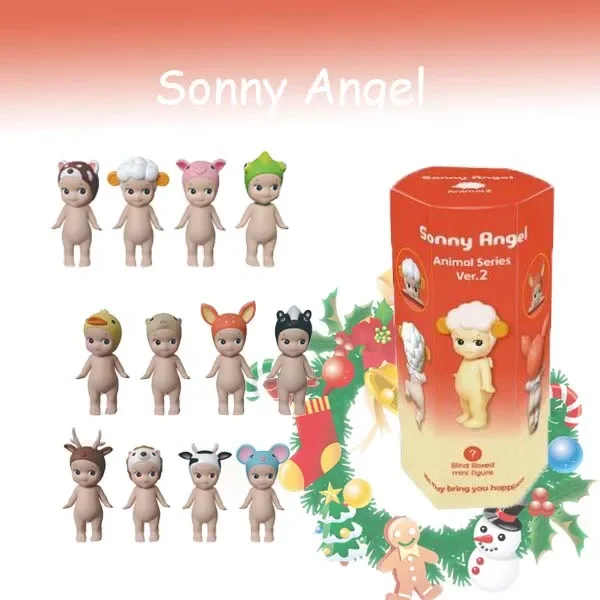 Scatola cieca Sonny Angel Hippers Mistero in piedi Serie Angel Figure anime Giocattoli Simpatico cartone animato Regali di Natale a sorpresa