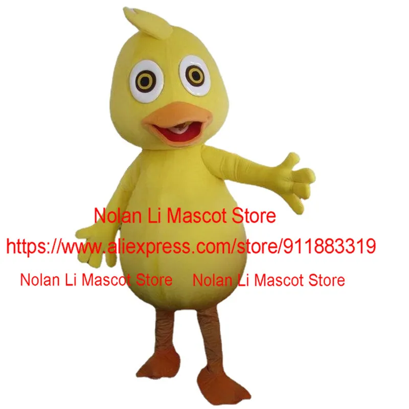 

High Quality Plush Yellow Chicken Mascot Clothing Cartoon Set Role-Playing Adult Carnival Advertising Game Holiday Gifts 316