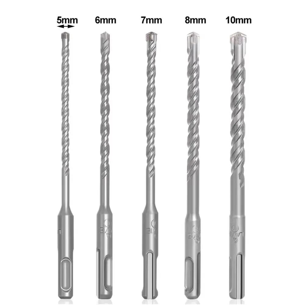 

1Pcs 5/6/7/8/10/12mm Concrete SDS Plus Drill Bit 110mm 160mm Cross Tips Electric Hammer Drill Bit Round Shank 4 Cutters