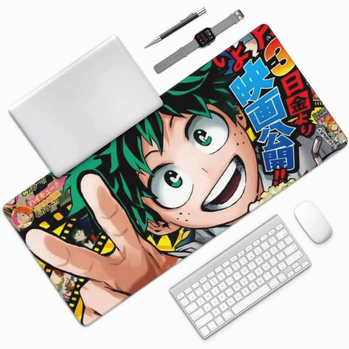 Famous Anime Japan Large Mouse Pad Computer Keyboard Mouse Mat Gamer PC Laptop Desk Mat Office Accessories Table Mats