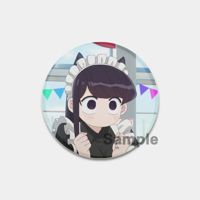 Anime Komi Can T Communicate Lapel Pin Cartoon Cosplay Badge Creative Gifts Gujian Classmates Brooches Cute Pins for Backpacks