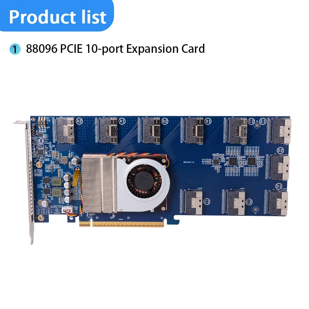 PLX88096 Expansion Card/PCIe 4.0 Switch 6ports 10ports Card/split