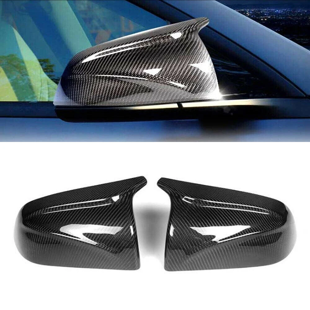 

M Style Real Carbon Fiber Replacement Rearview Mirror Cap Side Mirror Cover For Tesla Model 3 2017-2023 Car Accessories