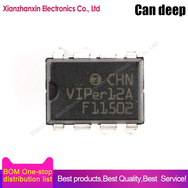 5PCS/LOT VIPER12ADIP-E VIPER12A DIP8 Voltage stabilizer chips in stock