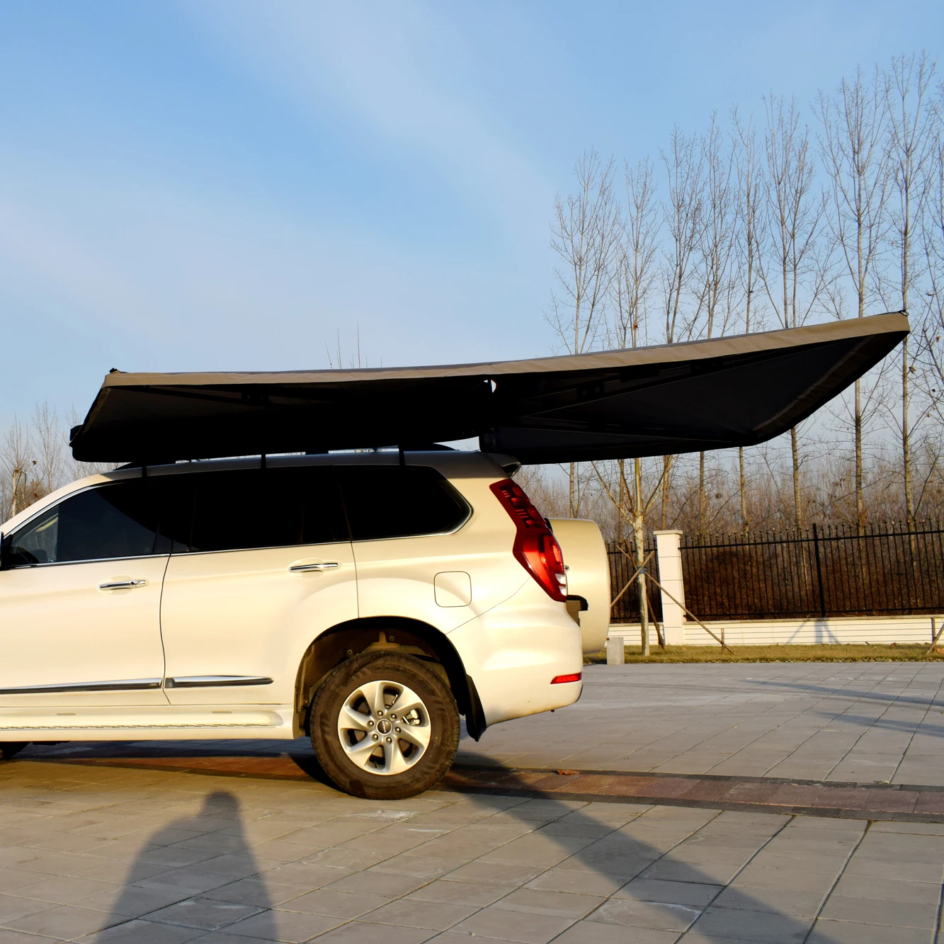 

Arcadia 4X4 Offroad Waterproof Camping 270 Degree Fan Fox Wing Side Awning Tent For SUV Camper Trail RV