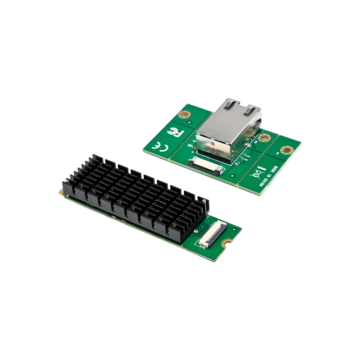 SUNWEIT ST7355 M.2 B+M KEY AQC107 10GbE RJ45 Ethernet externo Desktop NIC em estoque