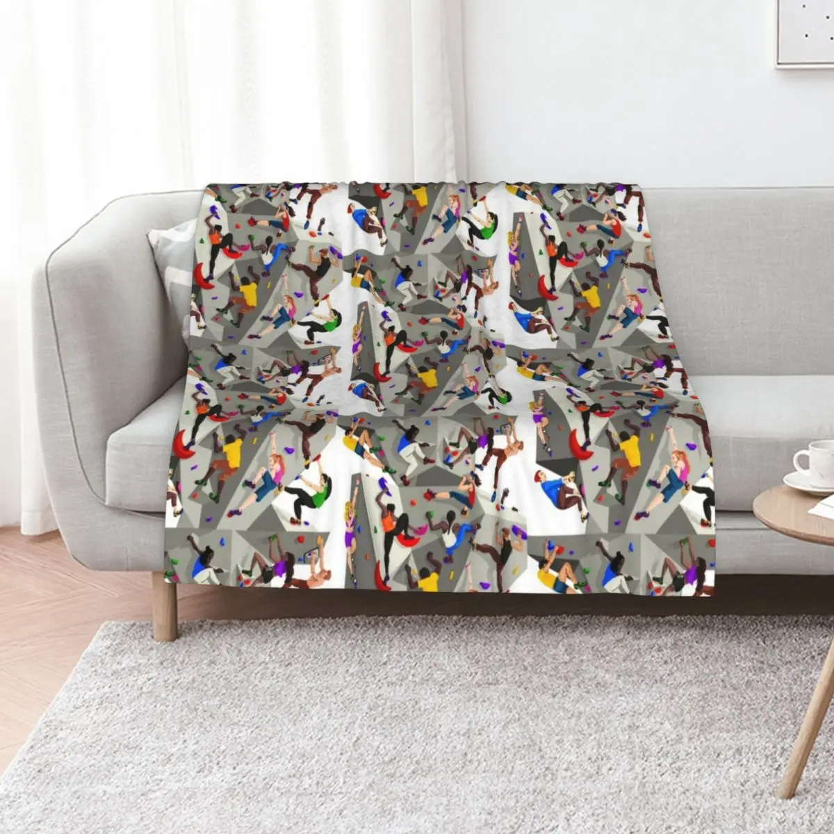 Tribute to Bouldering Throw Blanket Thins Camping Beach Bed Furrys Single Blankets