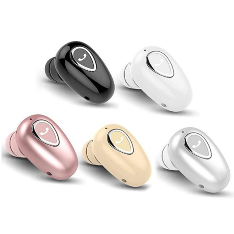 Mini Invisible Wireless Earphones In-Ear Noise Cancelling Bluetooth Headphone Handsfree HIFI Stereo Headset TWS Earbud With Mic