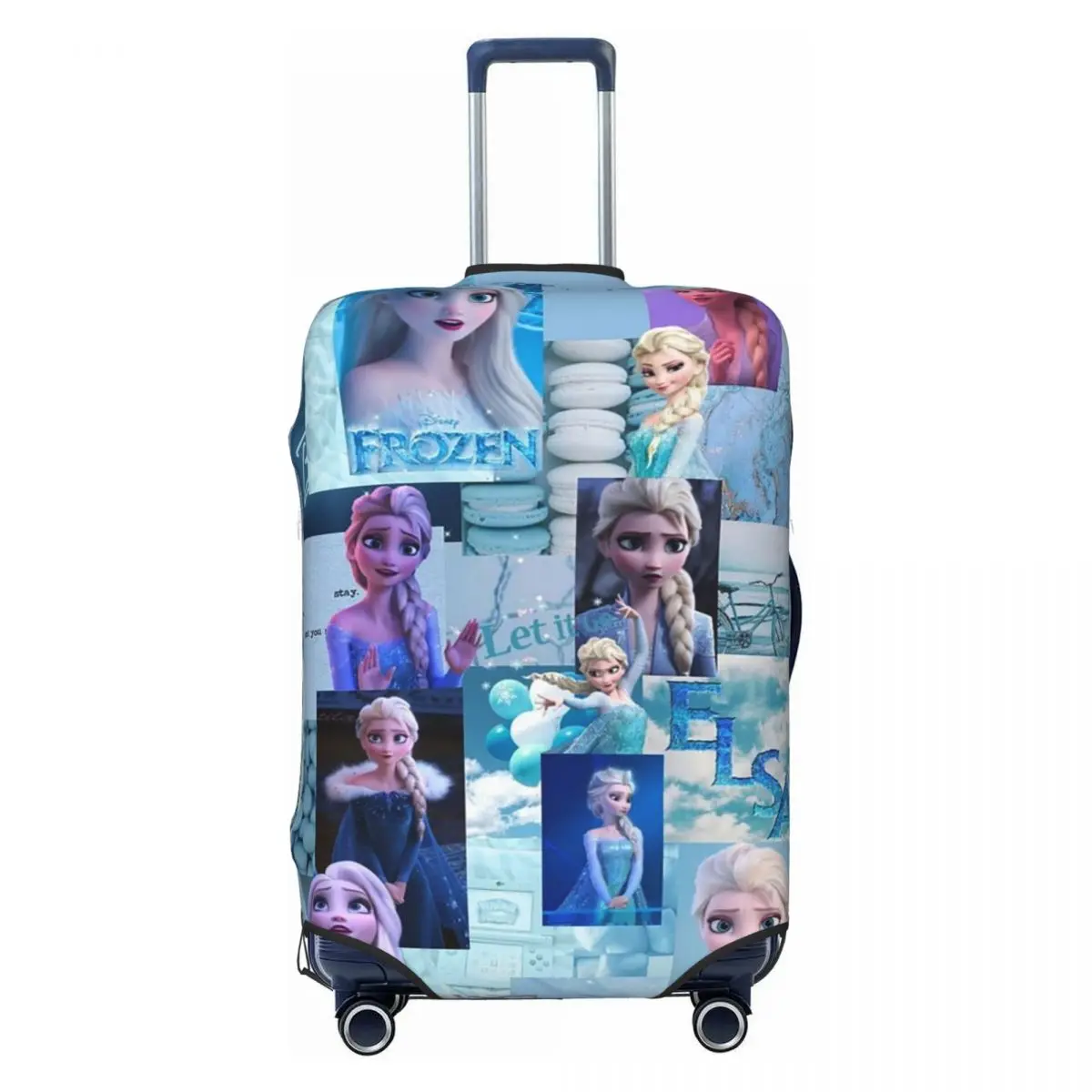 

Custom Frozen Elsa Princess Luggage Cover Fashion Cartoon Suitcase Protector Covers Suit For 18-32 inch